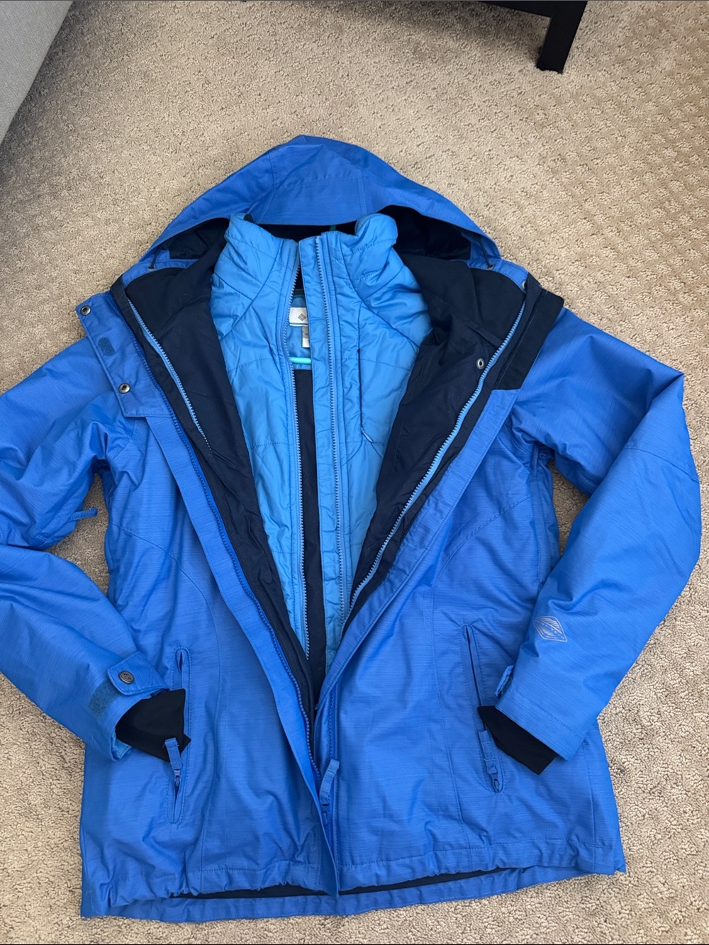 Ski Men's Columbia size Lodge, ski Hooded Jacket
